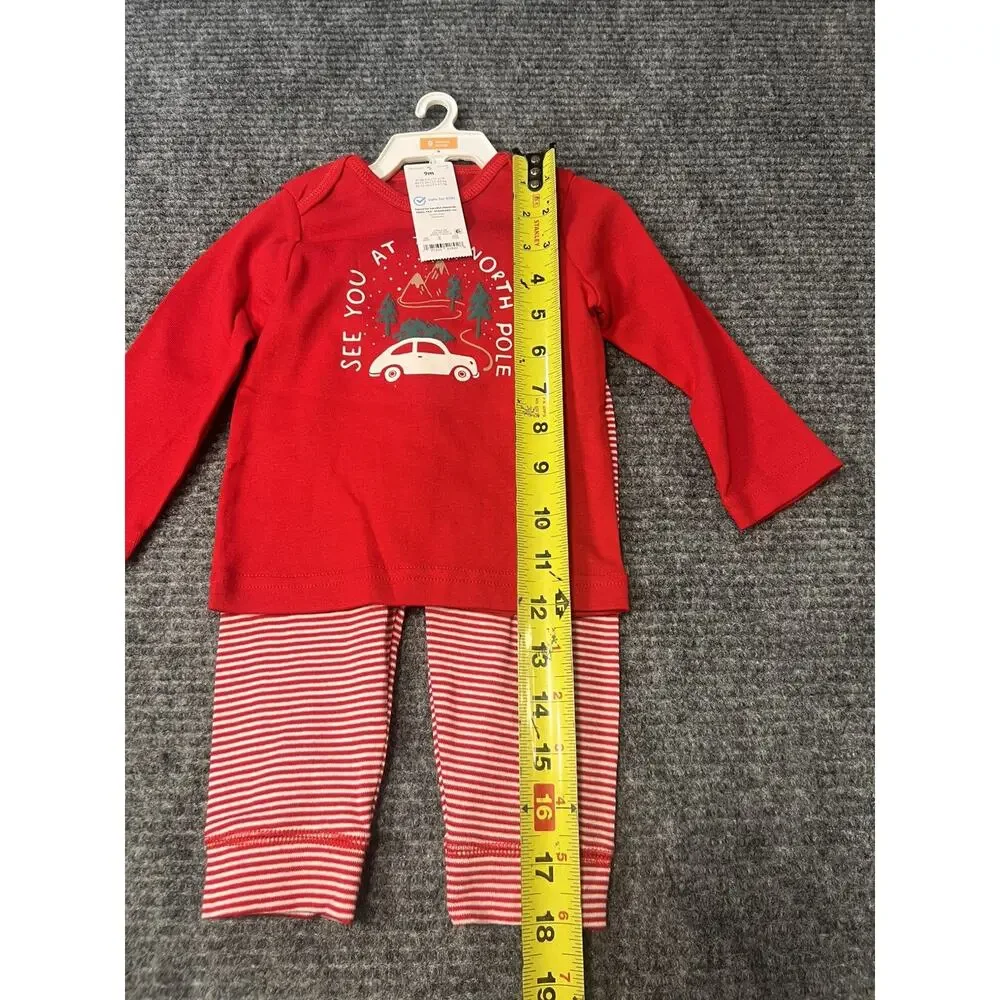Carter’s Just One You Baby 9M Christmas North Pole 2 Piece Outfit Set NWT